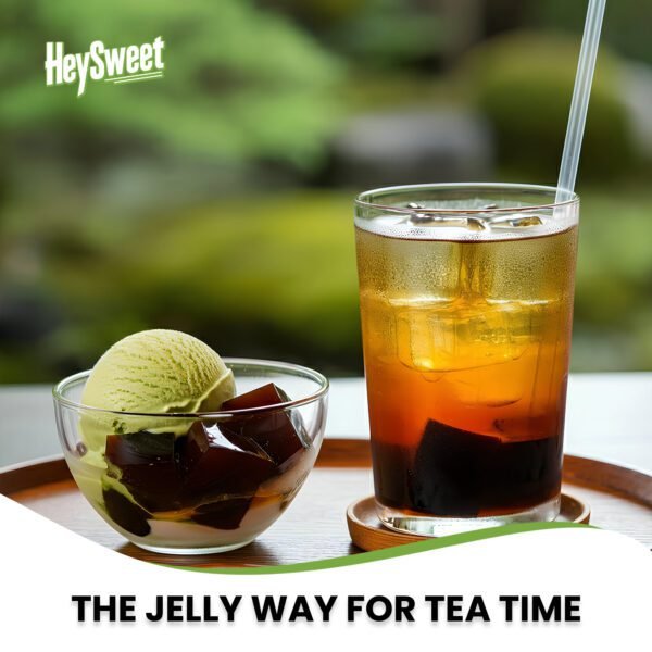 Brown Sugar Konjac GREEN TEA JELLY – Vegan, Gluten-Free, Dye-Free, Halal | Shelf-Stable 8-Cube Pack (Makes 40oz+) | Perfect for Drinks & Desserts - Image 7